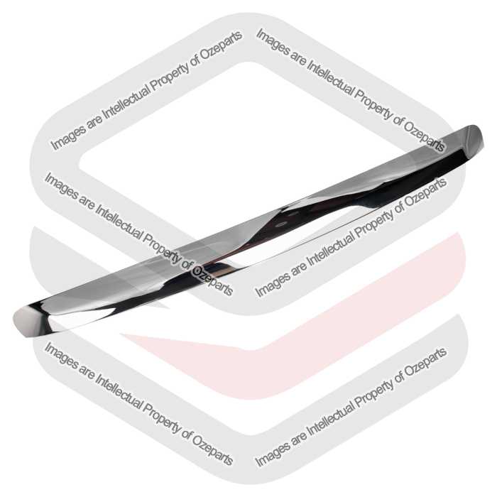 Ozeparts Fits Ford Falcon AU Series 2 2000~2002 / Fairmont 1998~2002 | New Hood Bonnet Mould Grille Upper Mould Stripe Trim (Chrome)