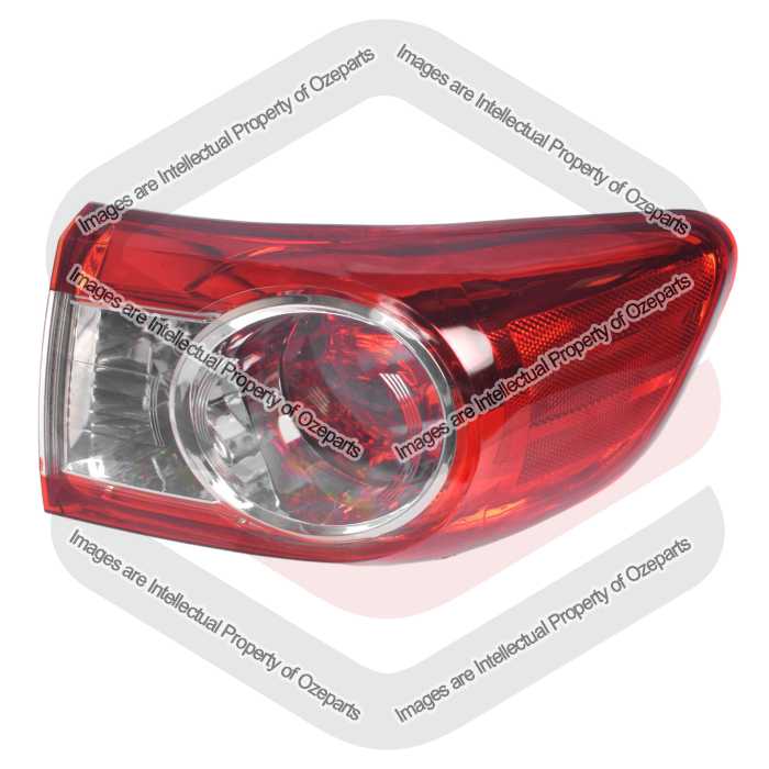 RH Right Tail Light Lamp For Toyota Corolla ZRE152 S2 2010~2013 Sedan No Emark
