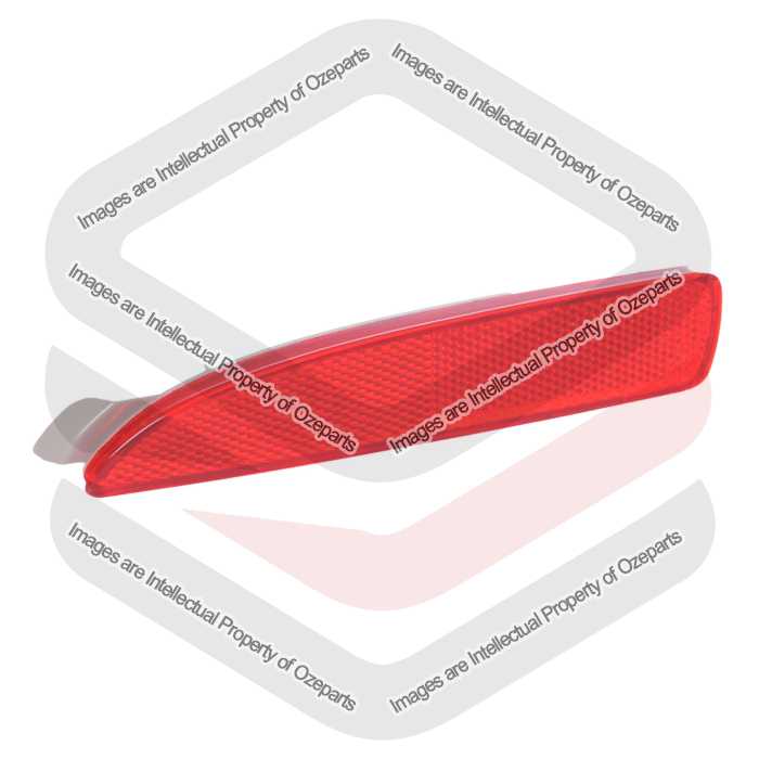LH LHS Left Hand Rear Bumper Reflector For Mazda 2 DJ DL Sedan Only 14~19