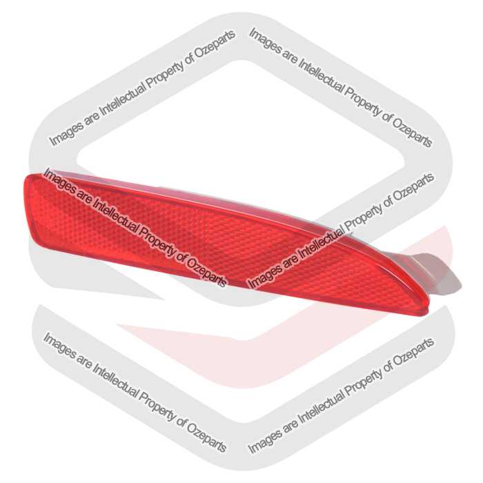 RH RHS Right Hand Rear Bumper Reflector For Mazda 2 DJ DL Sedan Only 14~19