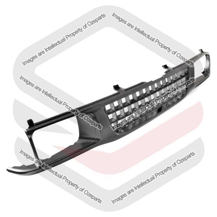 Main Radiator Grille Front Grill Mesh Silver 4x14 For Holden Rodeo TF 1993~1995