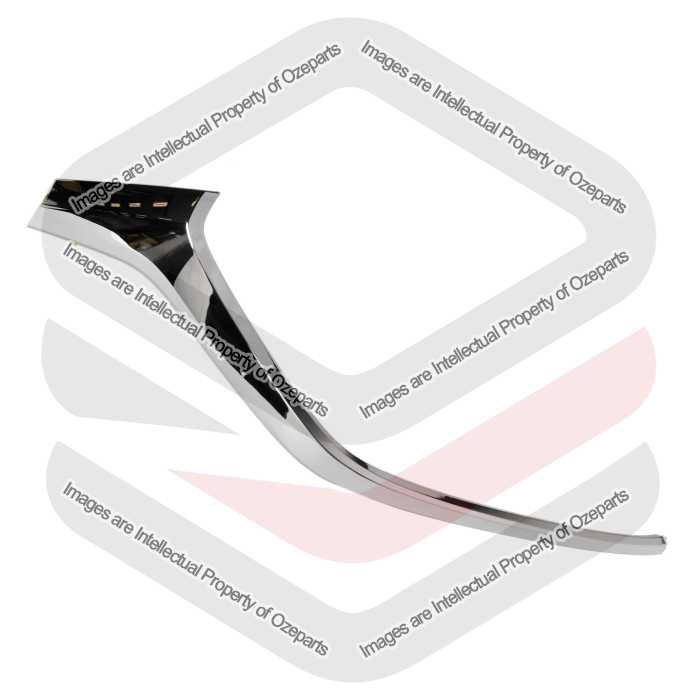 RH Right Front Grille Mould Grill Trim Insert Chrome For Mazda 2 DJ DL 2014~2019