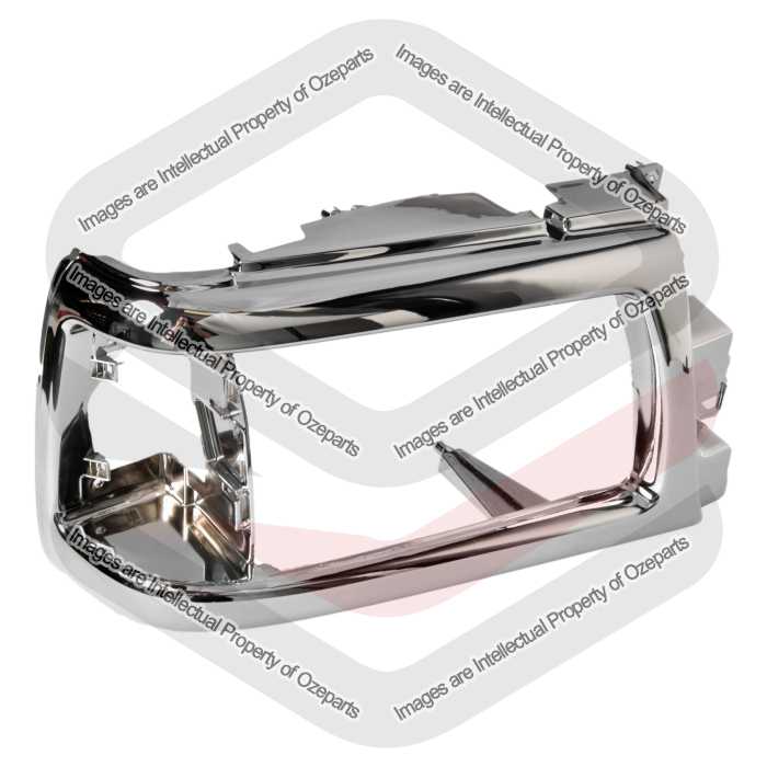 RH Right Head Light Case Rim Surround Chrome For Mazda Bravo UF Ute 1996~1999