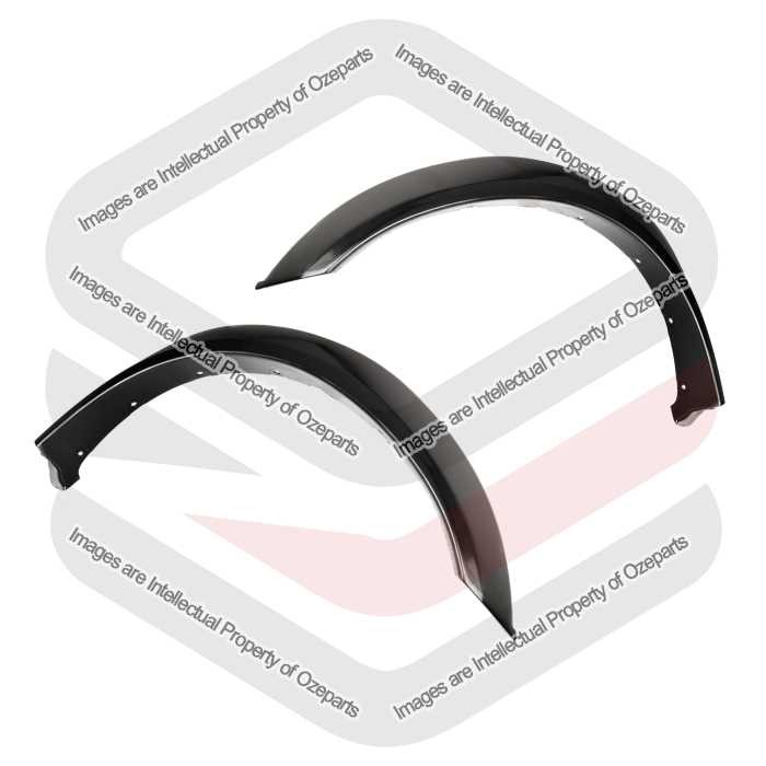 Pair LH+RH Guard Fender Flare Wheel Arch For Holden Rodeo RA Ute 2003~2007