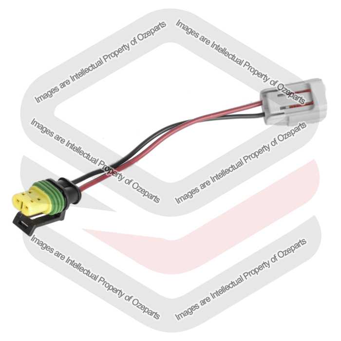 Ozeparts Fits Ford Falcon BA BF / Territory SX SY Series 1 2002~2007 | 1 x Jumper Loom Parker Adapter Headlight Head Light Lamp Wire Cable BAF13007A