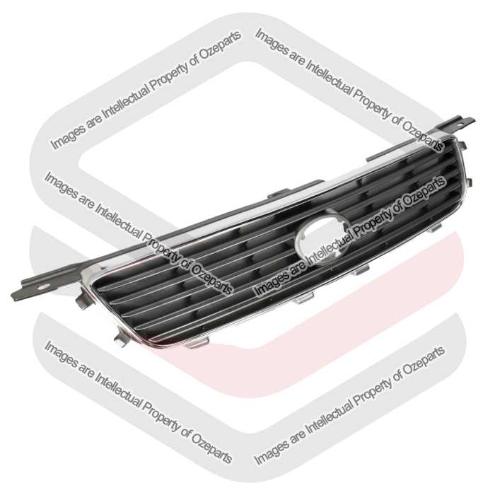 Main Grille Upper Top Grill Chrome Black For Toyota Camry Sedan Wagon DV20 97~00