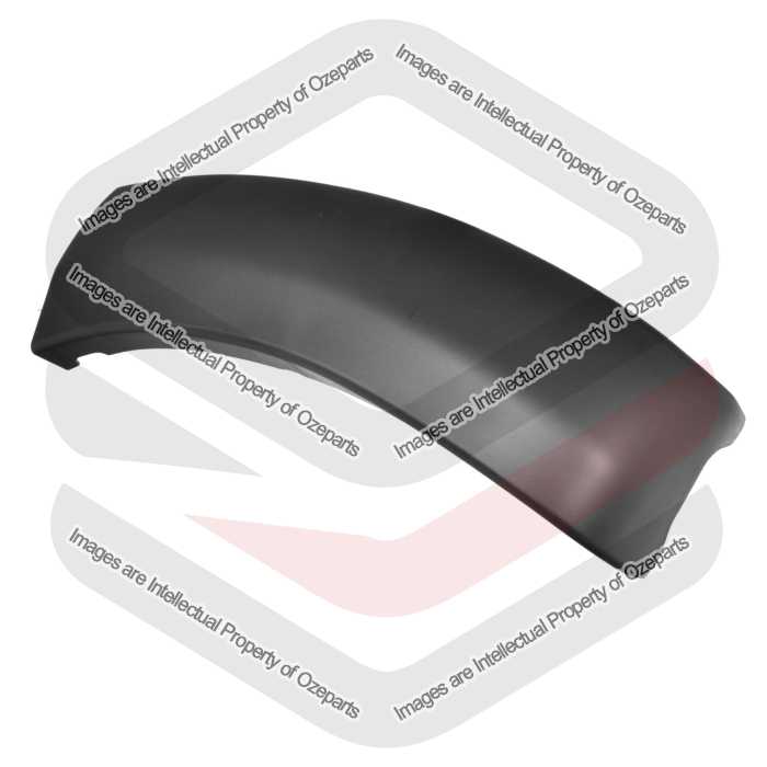 RH RHS Right Bumper Bar Flare Mould Matte Black For Toyota Hilux 2WD 4WD 11~15