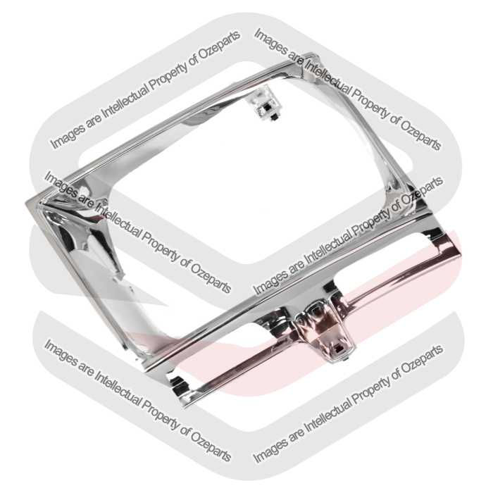 LH Left Head Lamp Case Rim Surround Chrome For Toyota Hilux 4WD LN106 1988~1991
