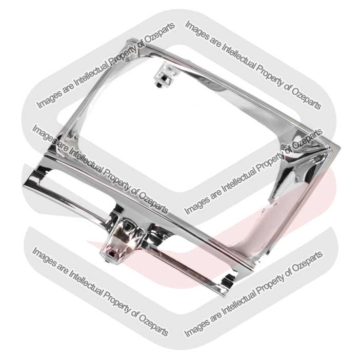 RH Right Head Lamp Case Rim Surround Chrome For Toyota Hilux 4WD LN106 1988~1991
