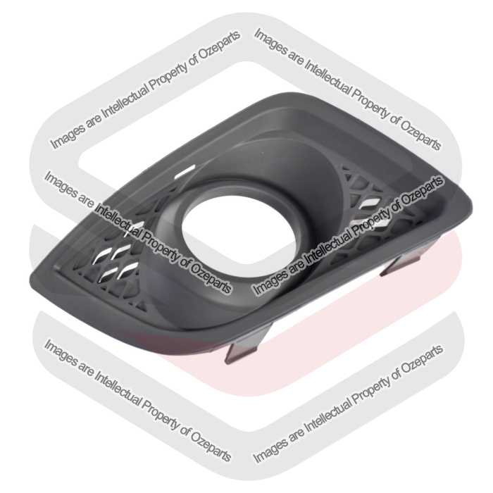 Ozeparts Fits Ford Fiesta WQ 2005~2008 | Fog Light Cover Bumper Lamp Bezel Insert (With Fog Light Type) | RH RHS Right Hand (Driver Side)