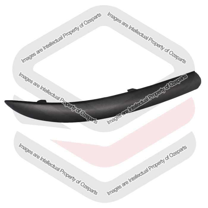 Ozeparts Fits Ford Focus LR 2002~2005 3 & 5 Door Hatch | Rear Bumper Bar Mould Strip (Texture Black) | LH LHS Left Hand (Passenger Side)