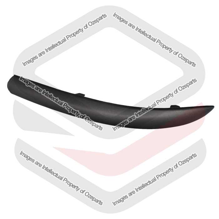 Ozeparts Fits Ford Focus LR 2002~2005 3 & 5 Door Hatch | Rear Bumper Bar Mould Strip (Texture Black) | RH RHS Right Hand (Driver Side)