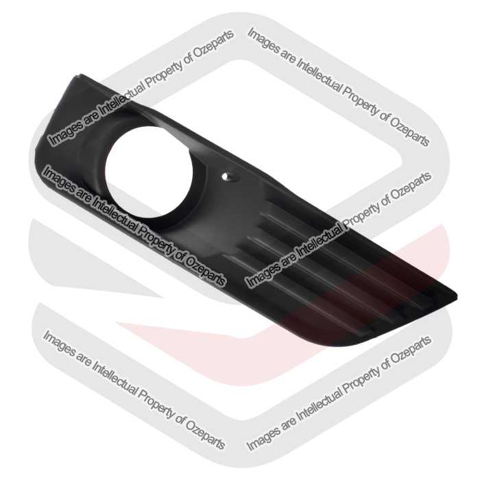 Ozeparts Fits Ford Focus LS LT 2005~2007 | Fog Light Lamp Cover Bumper Bar Insert (With Fog Light Type) | RH RHS Right Hand (Driver)