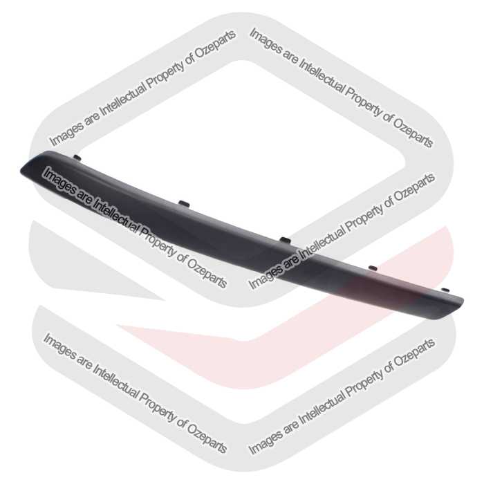 LH LHS Left Hand Front Bumper Bar Mould Trim Black For Holden Barina XC 04~05