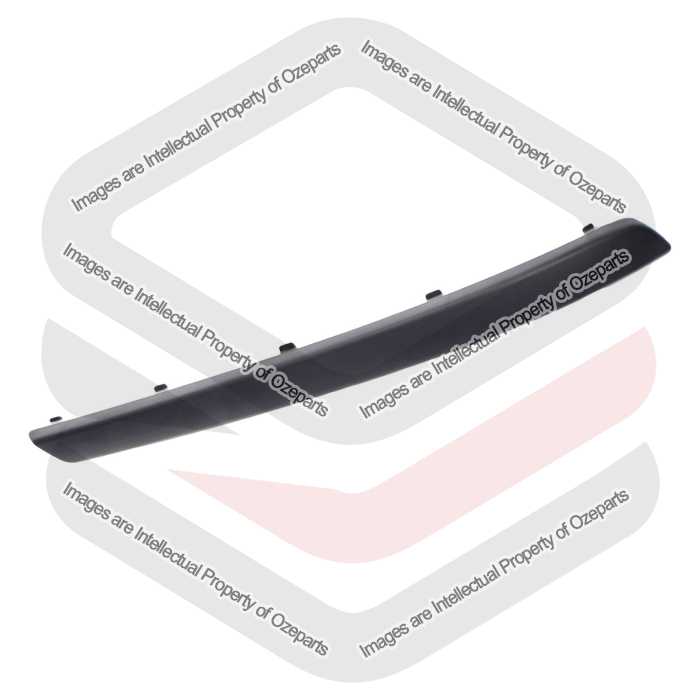 RH RHS Right Hand Front Bumper Bar Mould Trim Black For Holden Barina XC 04~05