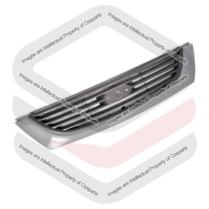 Ozeparts Fits Ford Falcon AU Series 2 & 3 Sedan Wagon 2000~2002 Forte Only | Main Radiator Upper Grille Top Front Grill | 1 Unit