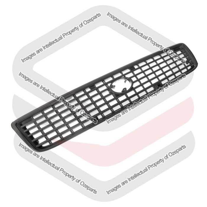 Main Radiator Grille Upper Front Grill (Grey) For Toyota Hiace RZH Van 1998~2005