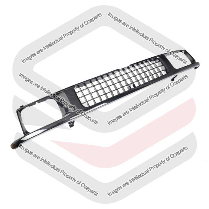 Main Radiator Grille Front Grill Mesh Black 4x16 For Holden Rodeo TF 1988~1991