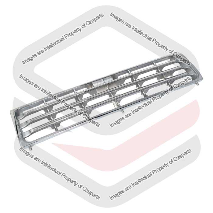 Main Radiator Grille Front Grill Chrome For Mitsubishi Pajero NH NJ NK 91~97