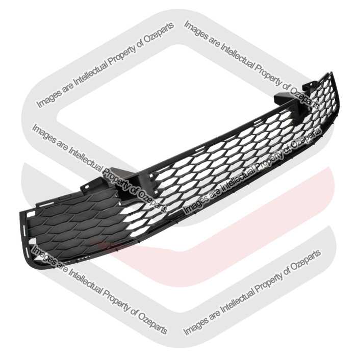 Front Bumper Bar Grille Mesh Lower Black For Mitsubishi Lancer CF Series 15~17