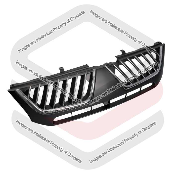 Main Radiator Grille Front Grill Chrome For Mitsubishi Triton MK Ser 3 Ute 04~06