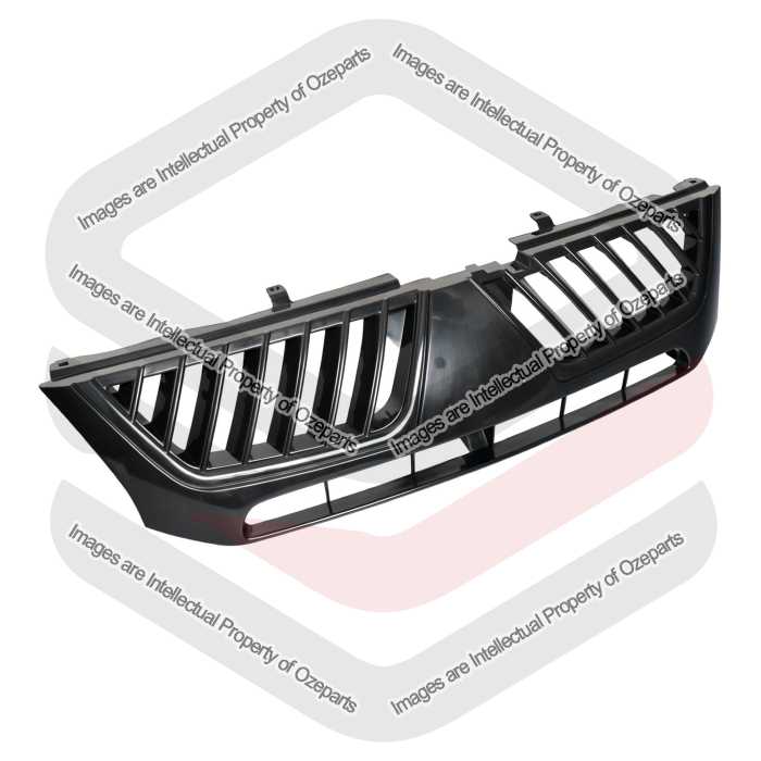 Main Radiator Grille Front Grill Black For Mitsubishi Triton MK Ser 3 Ute 04~06