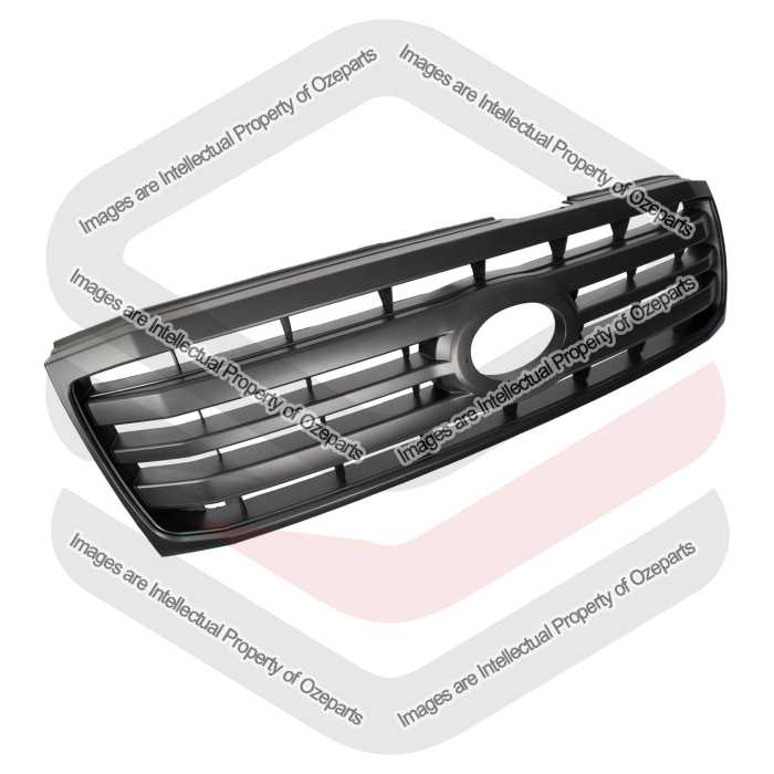 Main Radiator Grille Front Grill Black For Toyota Landcruiser FJ100 Series 05~07