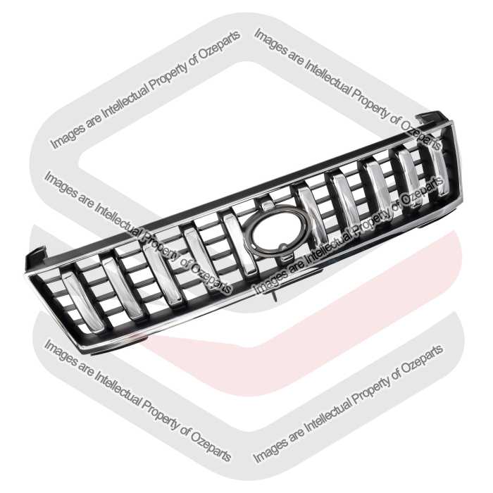 Main Radiator Grille Front Grill Chrome For Toyota Landcruiser Prado J95 96~99