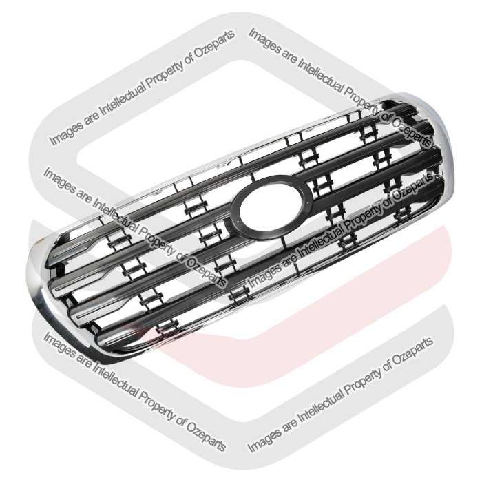 Main Radiator Grille Front Grill Chrome For Toyota Landcruiser J200 2007~2012