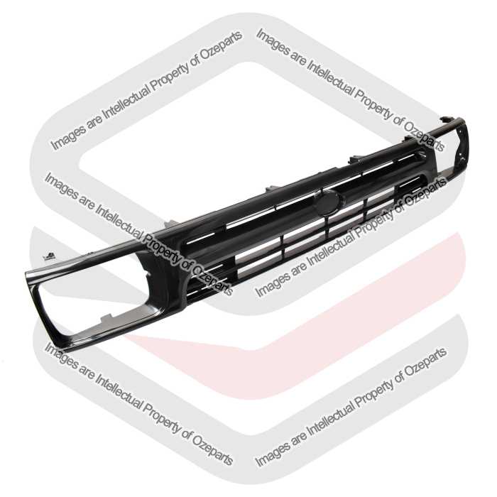Main Radiator Grille Front Grill Black For Toyota Hilux 2WD RN85 Series 91~94