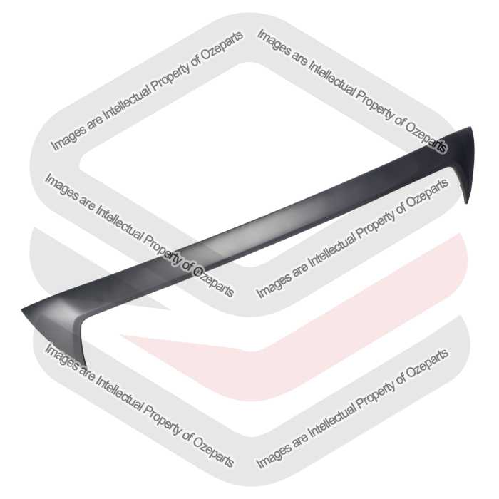 Main Radiator Upper Grille Mould Front Trim Grey For Toyota Hilux 2WD 4WD 08~12