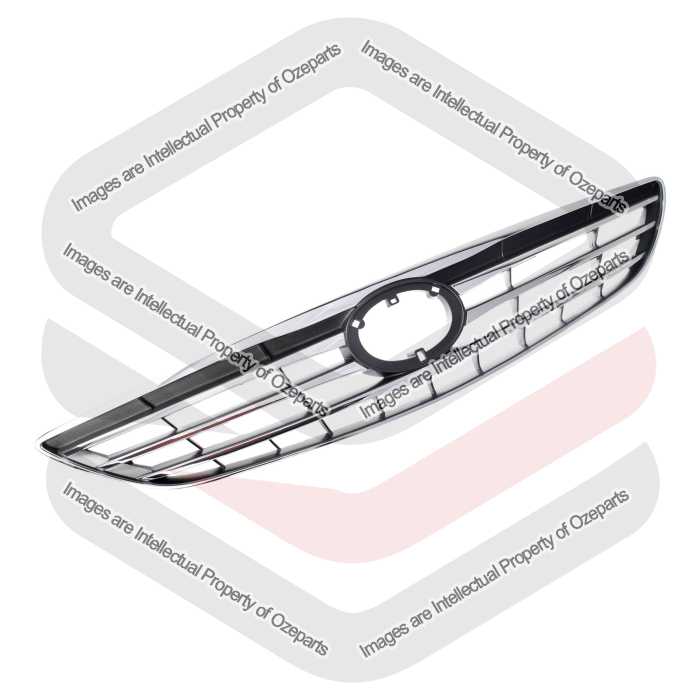 Main Radiator Grille Upper Front Grill Silver For Toyota Camry Sedan CV36 04~06