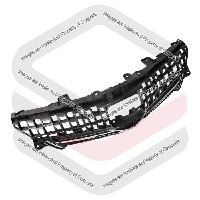 Grille With Chrome Mould AM (Black)