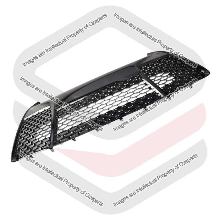 Front Bumper Bar Grille Lower Black For Toyota Camry ASV50 2015~2017 Atara