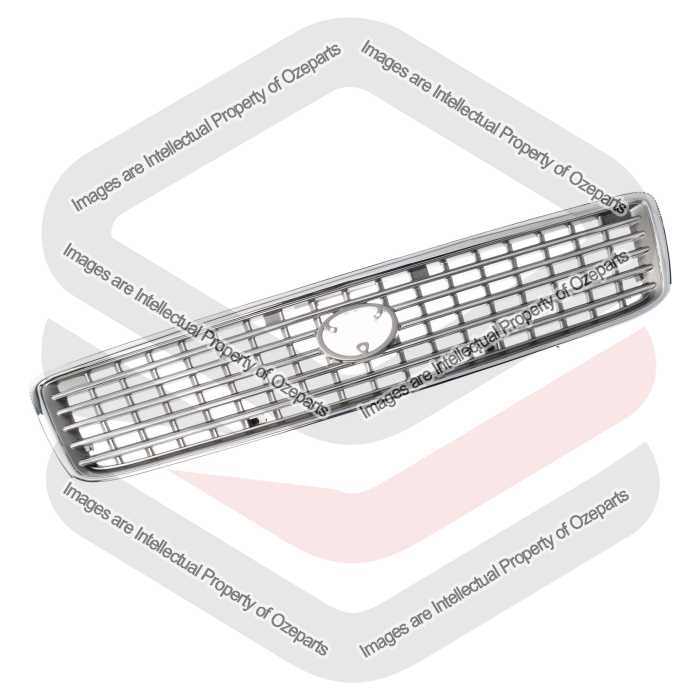 Main Radiator Grille Upper Front Grill Chrome For Toyota Hiace RZH Van 1998~2005