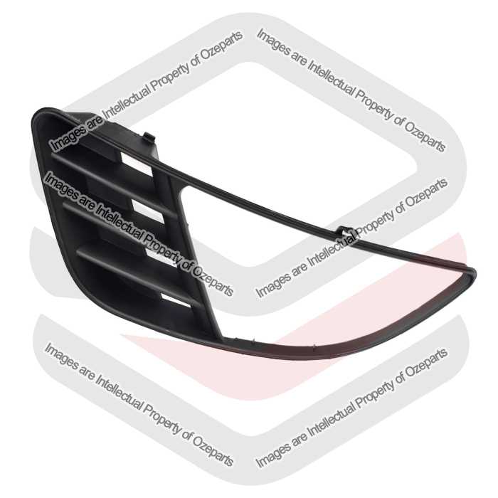 Ozeparts Fits Ford Fiesta WP 2003~2005 Door Hatch | Fog Light Cover Bumper Lamp Bezel Insert (With Fog Light Type) | LH LHS Left Hand (Passenger Side)