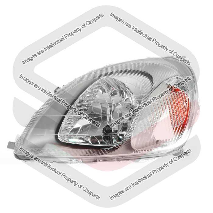 Head Light (OE) With Amber Cap