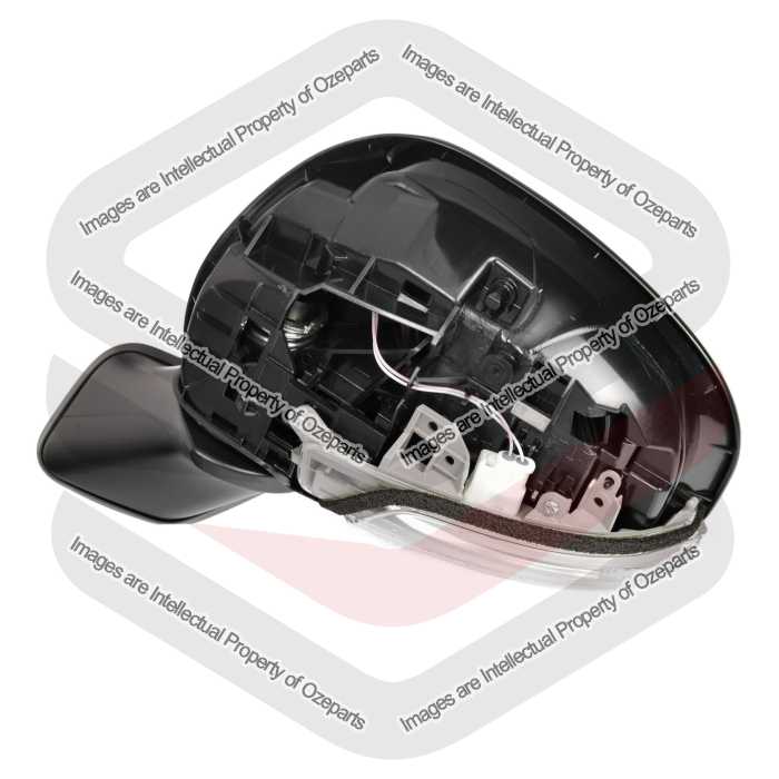 Door Mirror Body OE (No Cover) - 7 Pins With Auto Fold