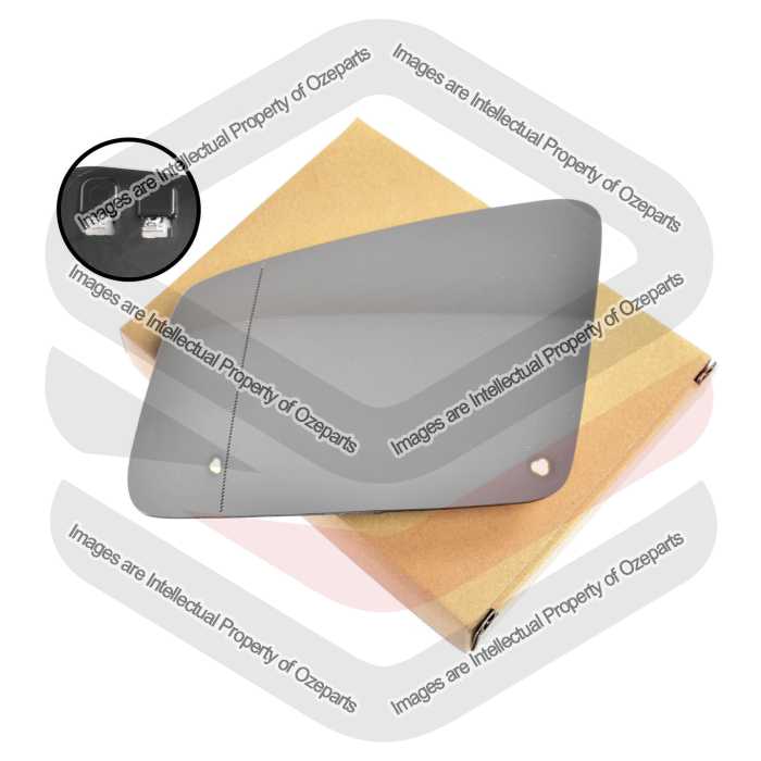 LH Left Hand Door Mirror Glass Lens (Heat) For Mercedes Benz (Ref to Model App)