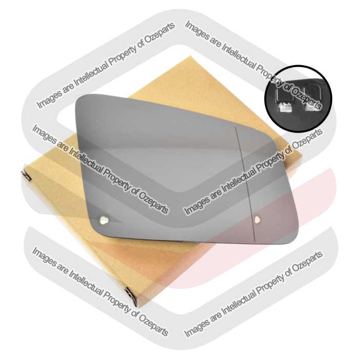 RH Right Hand Door Mirror Glass Lens (Heat) For Mercedes Benz (Ref to Model App)