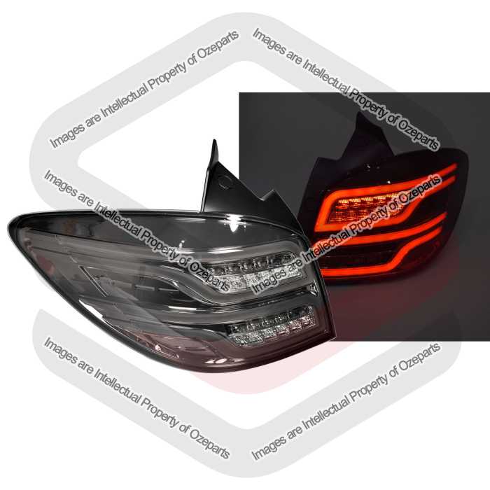 Ozeparts Fits Holden Cruze 5 Door Hatch JH 2011~2016 | Performance Altezza Taillights Tail Lights Rear Lamps (LED Smokey) | Pair of LH Left + RH Right