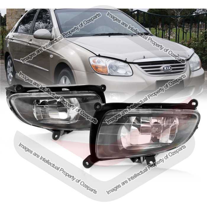 Full Set Fog Light Spot Driving Bar Lamp KIT For Kia Cerato LD 2006~2008 Sedan