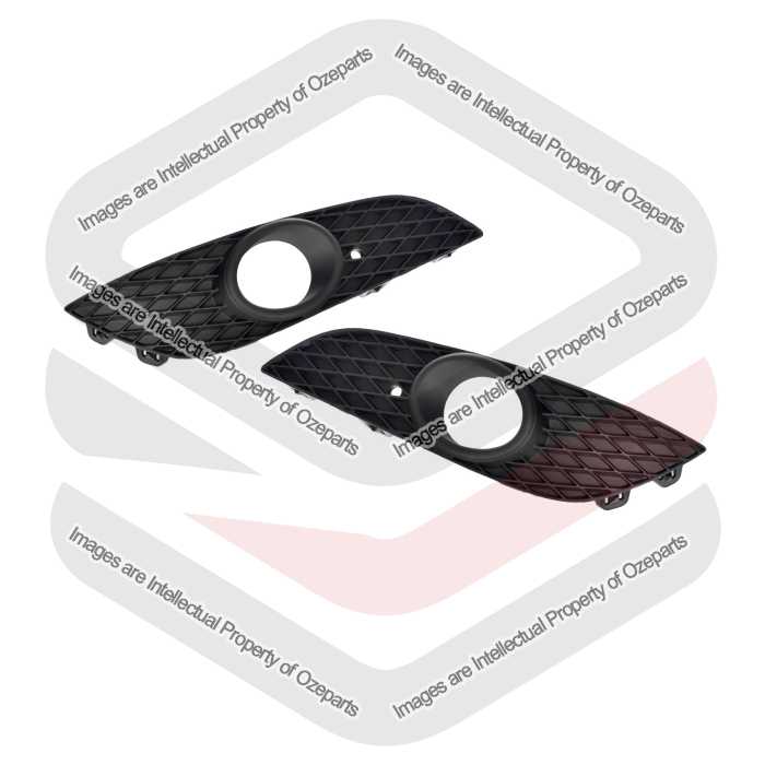 Pair LH+RH Fog Light Bezel Cover With Fog Light For Holden Astra AH 2006~2010