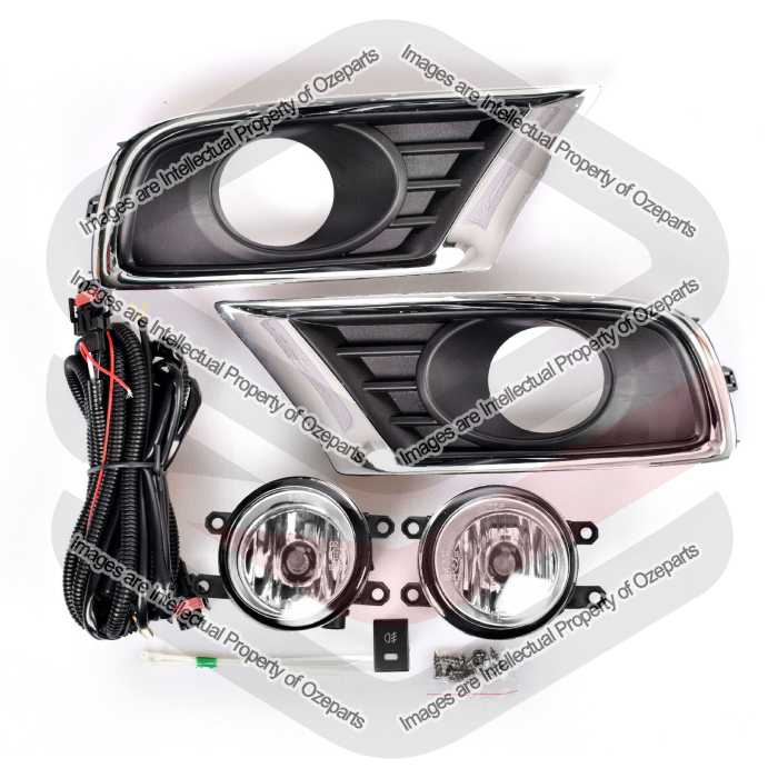 Full Set Fog Light Driving Lamp For Toyota Aurion 2009~2011 GSV40 Series 2 KIT A