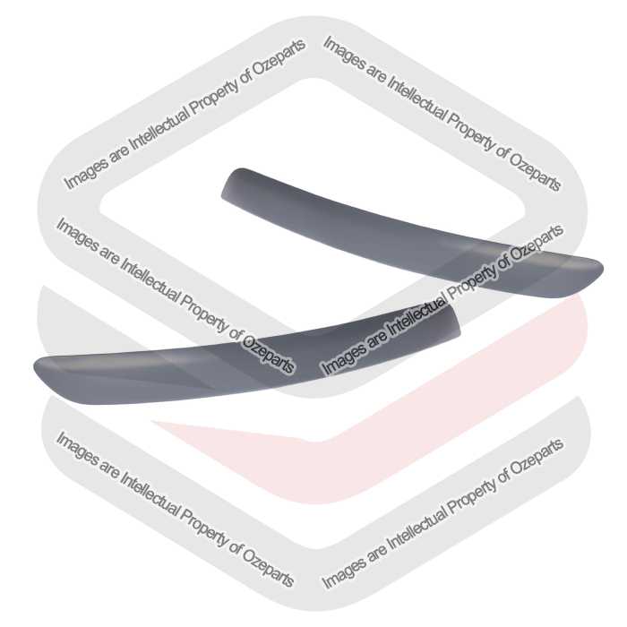 Pair LH+RH Front Bumper Bar Mould Trim Primed For Toyota Echo NCP10 02~05 Hatch