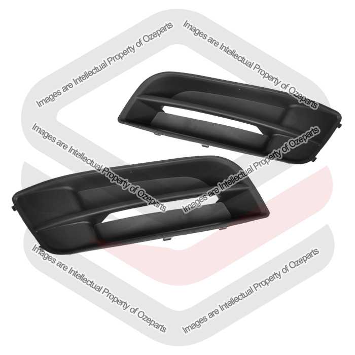 Pair LH+RH Fog Light Cover No Fog Type For Toyota Corolla ZE122 04~07 Hatch