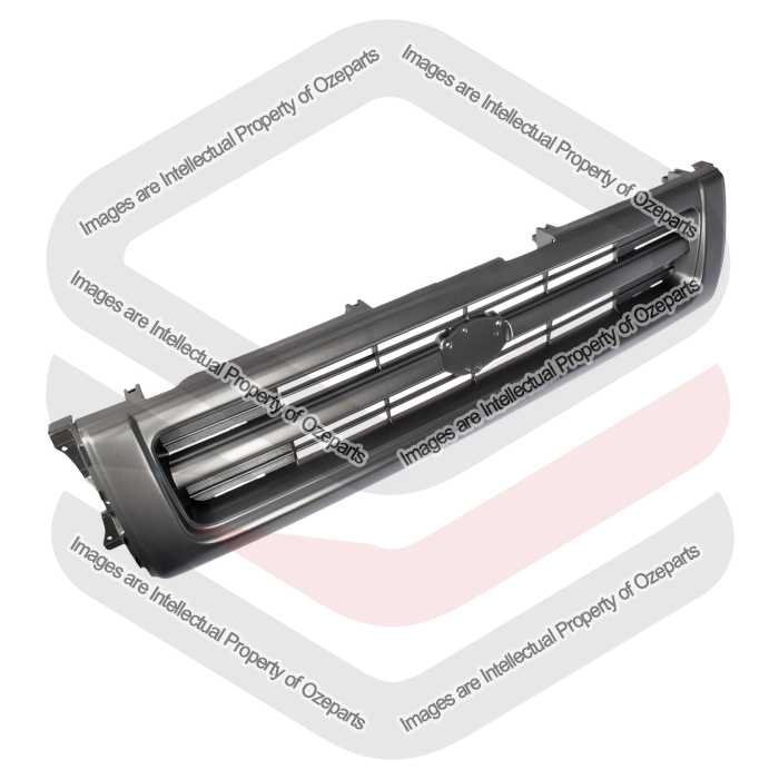 Main Radiator Grille Upper Front Grill Grey For Toyota Hilux 4WD LN106 1991~1994