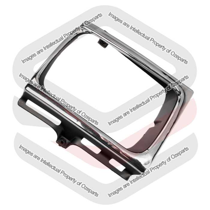 Head Light Case Rim (10/91~08/94) (Chrome Black)