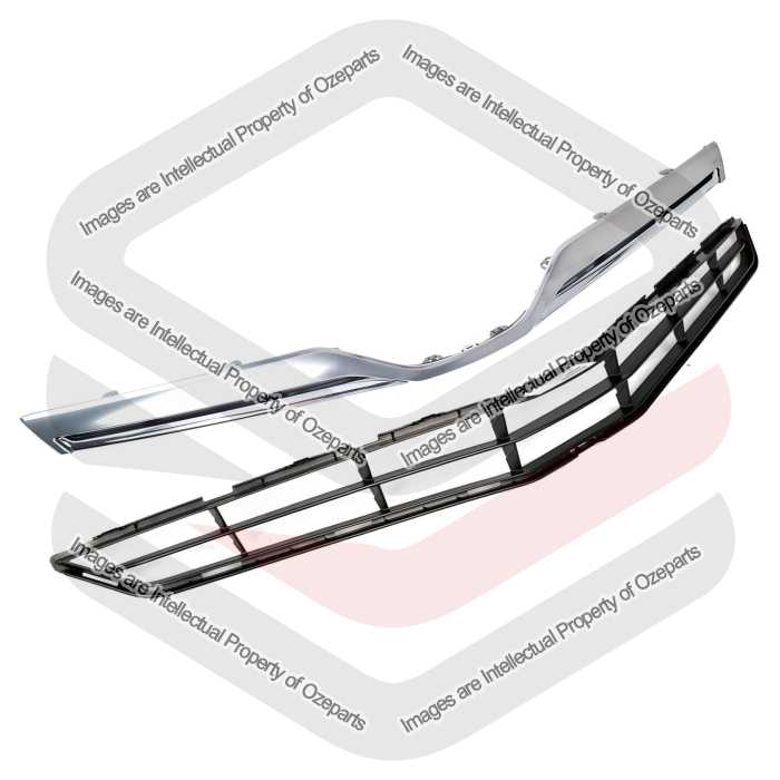 Main Grille Upper Front Grill + Mould For Toyota Camry Hybrid AHV40 2010~2011