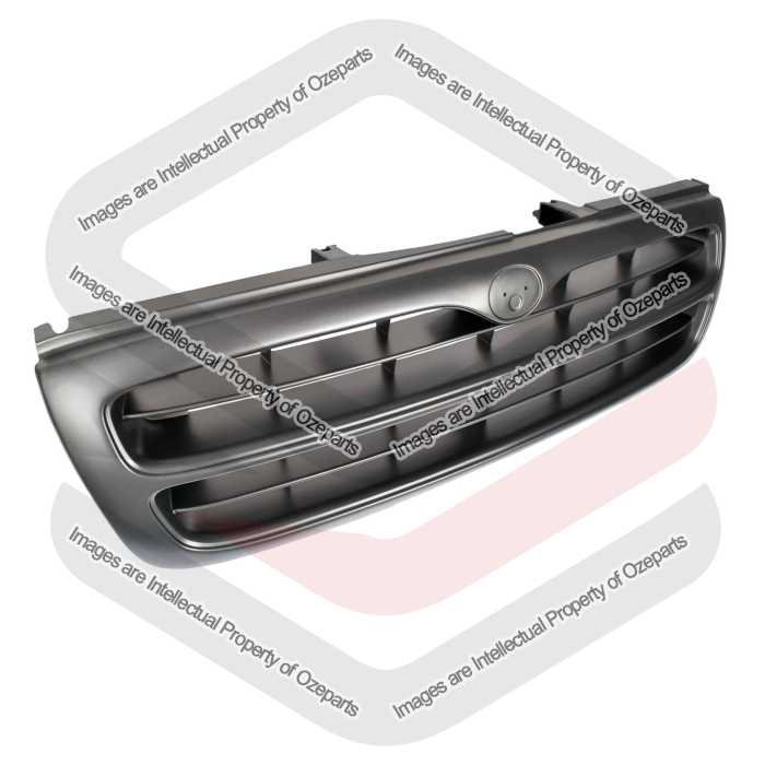 Main Radiator Grille Upper Front Grill Black For Mazda Bravo UF Ute 1996~1999